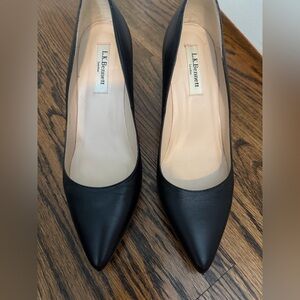 LK Bennett Black Leather Heels